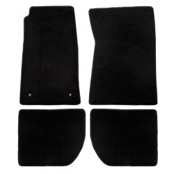 64-73 Floor mats, Black - No Emblem (Coupe)